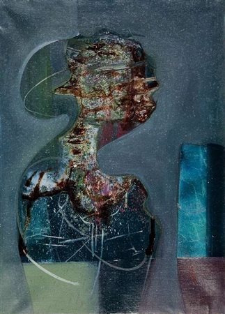 Antonio Cendamo Busto di donna - 1981 olio su tela cm. 70x50 Firma sul retro...