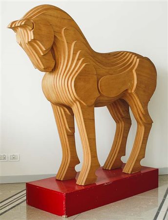 Angelo Barcella Honey II – 1978 Scultura in multistrato cm. 152x187x48