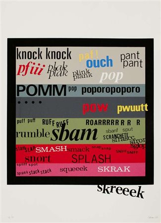 Eugenio Carmi Senza titolo – 1967 serigrafia, es. 19/50 cm. 43x43 opera - cm....