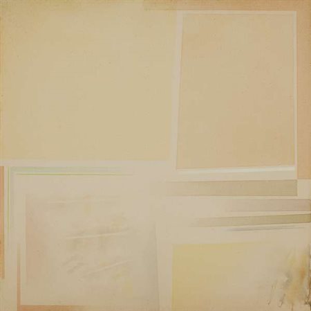 Riccardo Guarneri A toni caldi acrilici su tela cm. 95x95 Firma sul retro...