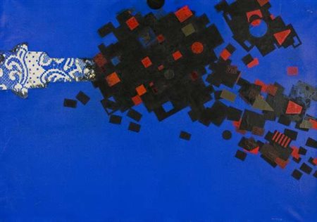 Rinaldo Frank-Burattin Il bouquet dalle cadenze brune – 1979 olio e...