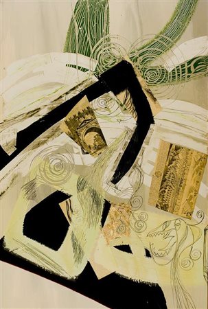 Davide Feligioni Pantaleoni Arpia del tempo – 2004 tecnica mista su laminato...