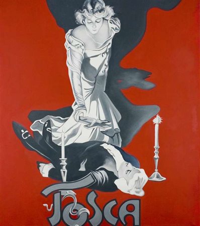 Gian Marco Montesano Tosca – 2009 olio su tela cm. 180x160 Firma sul retro...