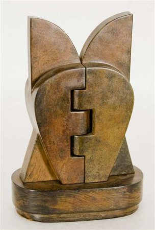 Andrea Cascella Mazzamurello fusione in bronzo a cera persa rifinita e...