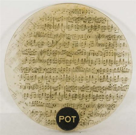 Sarenco Senza titolo – 1992 collage di vari materiali cm. diam. 24 Autentica...