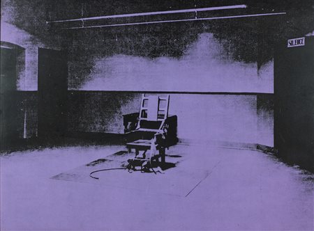 WARHOL ANDY (1928 - 1987) Electirc chair. Offset litografia a colori. Cm...