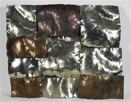 XHIXHA HELIDON (n. 1970) Forza. 2008. Acciaio Inox. Cm 109,00 x 91,00....