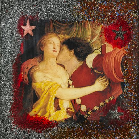 RONDA OMAR (n. 1947) Giulietta e Romeo frozen. 2015. Plastic. Cm 50,00 x...