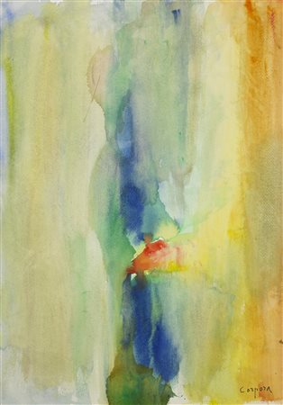 CORPORA ANTONIO (1909 - 2004) Alba a Venezia. Acquarello su carta. Cm 36,00 x...