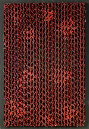 AUBERTIN BERNARD (1934 - 2015) Alveolés. 1990. Olio su cartone su tavola. Cm...