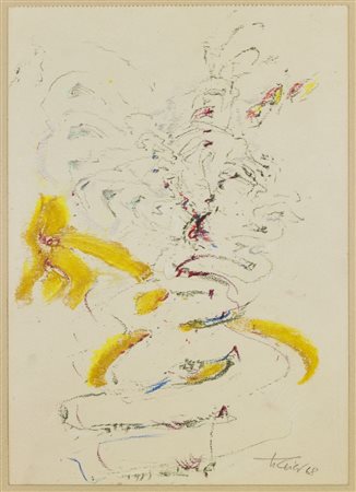 TRIER HANN (1915 - 1999) Senza titolo. 1968. Tecnica mista su carta. Cm 16,00...