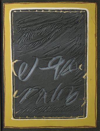 FERRARI AGOSTINO (n. 1938) Senza titolo. Tecnica mista su cartone. Cm 50,00 x...