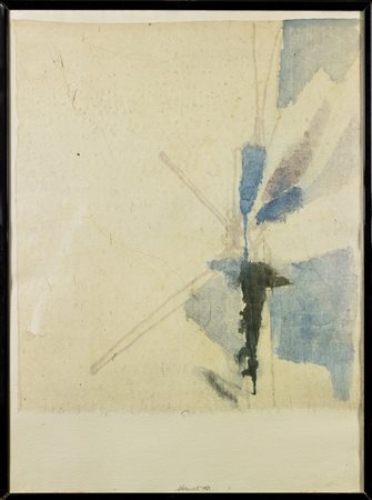 BENATI DAVIDE (n. 1949) Dalla serie: Bosco di Vienna. 1981. Tecnica mista su...