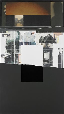 CAGNONE ANGELO (n. 1941) Andante n. 3 (B/E). . 2009. Tecnica mista su tela....