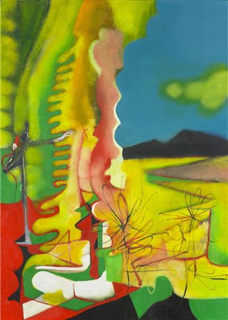 CINGOLANI MARCO (n. 1961) Melodia a perdita d'occhio. 2010. Olio su tela . Cm...