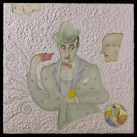 ALINARI LUCA (n. 1943) Senza titolo. 2006. tecnica mista su tela applicata su...