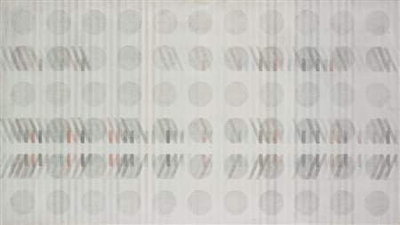 NANGERONI CARLO (n. 1922) Senza titolo. 1981. Olio su tela . Cm 113,00 x...