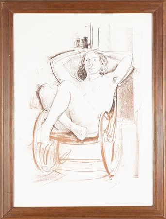 ANNIGONI PIETRO (1910 - 1988) Senza titolo. Litografia. Cm 50,00 x 70,00....