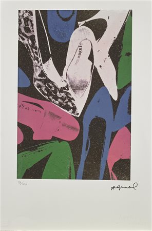 WARHOL ANDY (1928 - 1987) Lotto composto da n.4 fogli. Litografia. Cm 37,00 x...