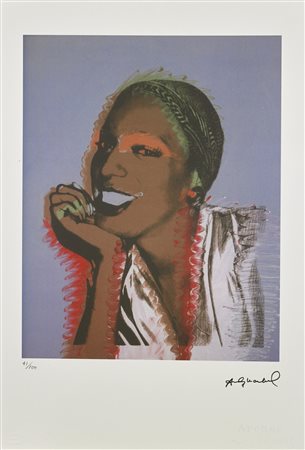 WARHOL ANDY (1928 - 1987) Lotto composto da n.4 fogli. Litografia. Cm 37,00 x...