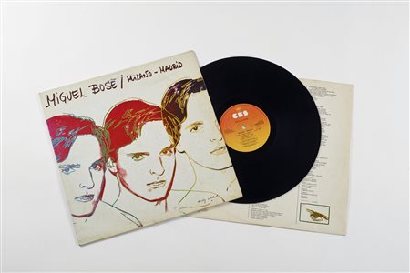 WARHOL ANDY (1928 - 1987) Milano-Madrid. Miguel Bosè. 1983. Vinile. Cm 32,00...