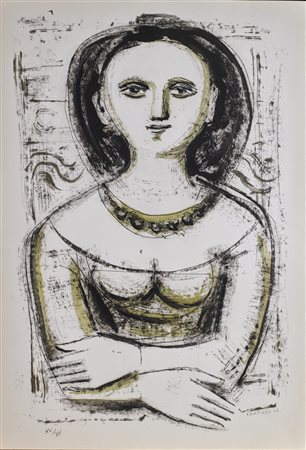 CAMPIGLI MASSIMO (1895 - 1971) Senza titolo. 1966. Litografia. Cm 35,00 x...