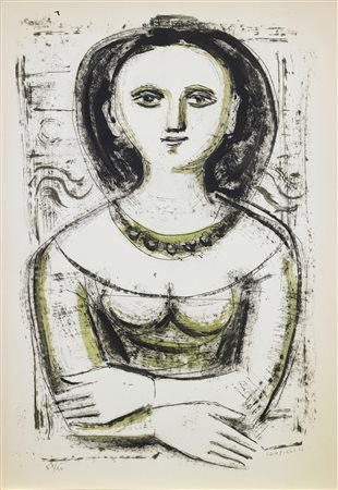 CAMPIGLI MASSIMO (1895 - 1971) Senza titolo. Litografia. Cm 35,00 x 52,00....
