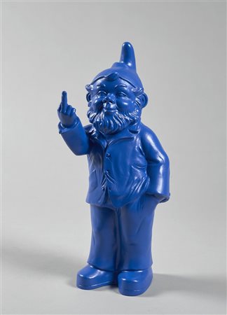 HORL OTTMAR (n. 1950) Sponti (ironicher Gartenzwerg). 2006. Plastica. Cm...