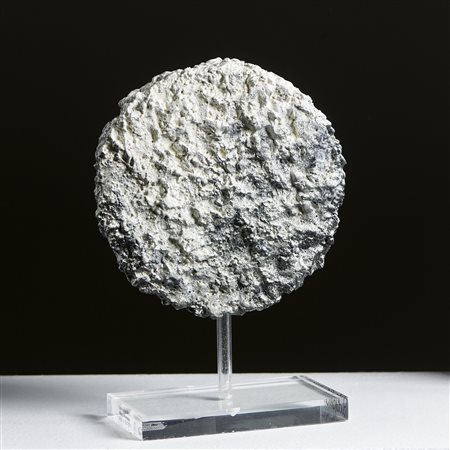 ROMANO PAOLA (n. 1951) Luna sospesa bianca. 2017. Tecnica mista su tavola. Cm...