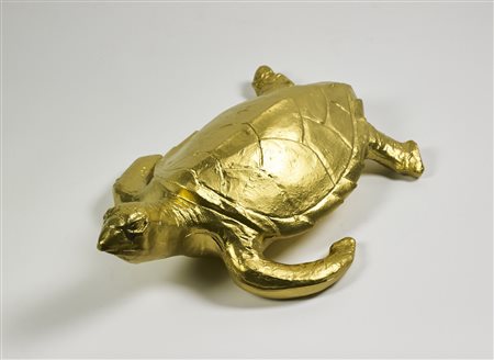 CRACKING ART GROUP (n. 1993) Tartaruga. Plastica dura colorata. Cm 40,00 x...