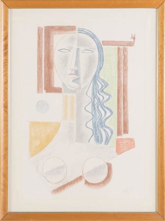 Mario Tozzi (Fossombrone 1895 - Saint-Jean-du-Gard 1979), “Figura di donna”,...