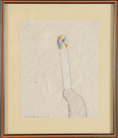 Pirro Cuniberti (Sala Bolognese 1923 - Bologna 2016), “Studio de monumento”,...