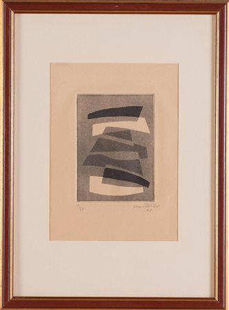 Hans Richter (Berlino 1888 - Minusio 1976), “Composizione astratta”....