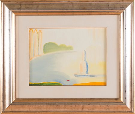 Virgilio Guidi (Roma 1891 - Venezia 1984), “Bacino di San Marco”, Anni ‘70....