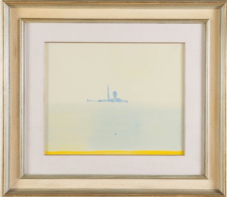 Virgilio Guidi (Roma 1891 - Venezia 1984), “San Giorgio”. Olio su tela,...