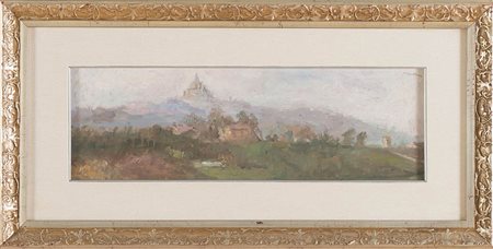 Norma Mascellani (Bologna 1909 - 2009), “San Luca”. Olio su tavola, firmato...