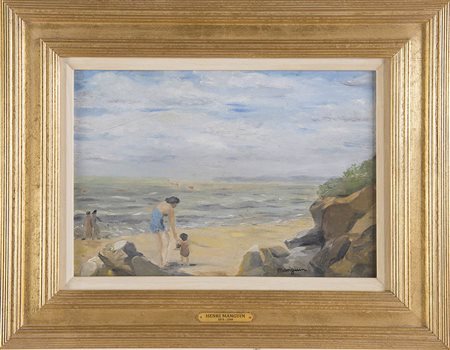 Henri Manguin (Parigi, 1874 - Saint-Tropez, 1949), attribuito a, “Figure in...