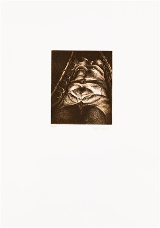 NOVELLO FINOTTI (1939)Dopo il silenzioAcquaforteLastra cm 16,3x13,5Foglio cm...