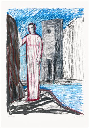 CARMELO ZOTTI (1933-2007)AttesaSerigrafiacm 50x35Firma e numerazione...