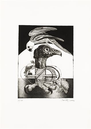 VALERIANO TRUBBIANI (1937)Incrociati sguardiAcquaforteLastra cm 40,5x31Foglio...