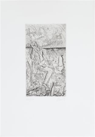 GASTONE BREDDO (1915-1991)Uomo del mio tempo, 1963Acquaforte su carta...