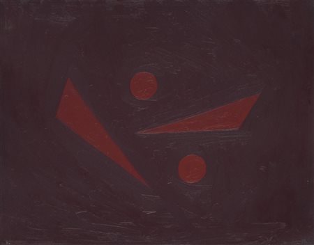 LUCIO GALLIDinamismo convergente, 1989Olio su telacm 40x50Firma, titolo,...