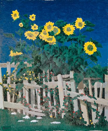 ALVARO CATTANEO (1938)Senza TitoloTecnica mista su telacm 60x50Firma al...