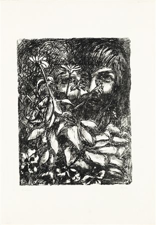 CARLO LEVI (1902-1975)Senza TitoloLitografiacm 49x34,5Firma e numerazione...