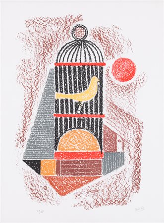 MARIO TOZZI (1895-1979)Senza Titolo, 1971Litografiacm 62x46Firma e...