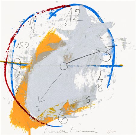 GIOSETTA FIORONI (1932)Senza TitoloSerigrafia polimatericacm 30x30Firma e...