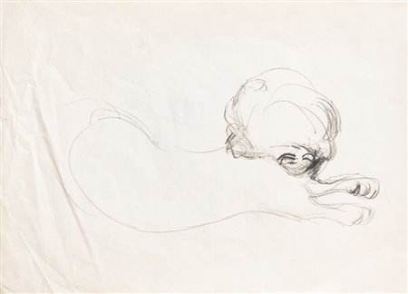 GIACINTO CERONE (1957-2004)Senza TitoloMatite su cartacm 24x32Firma e...