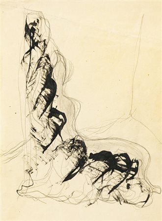 GIACINTO CERONE (1957-2004)Senza Titolo, 1992Matite e inchiostri su cartacm...