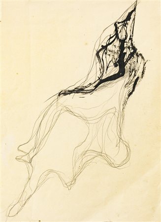 GIACINTO CERONE (1957-2004)Senza Titolo, 1992Matite e inchiostro su cartacm...