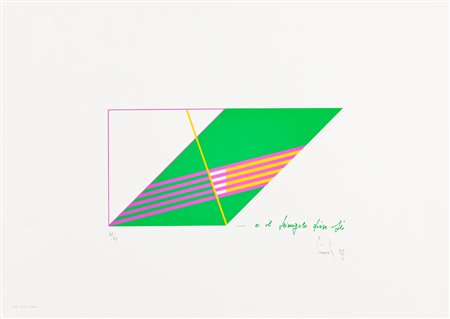 LORENZO PIEMONTI (1935-2015)Senza Titolo, 1987Litografiacm 50x70Firma,...